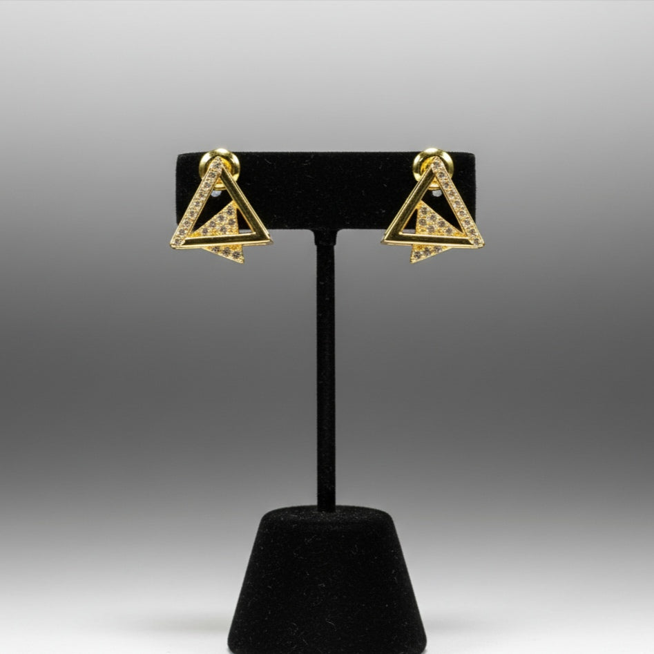 Aretes Triangulo Zirconia