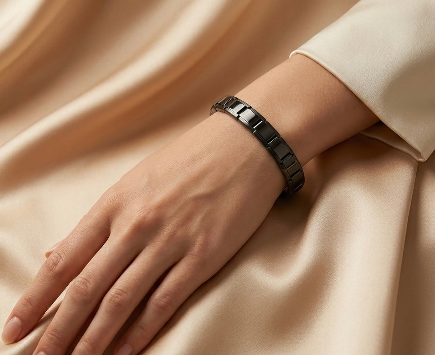 Pulsera Italiana Negra
