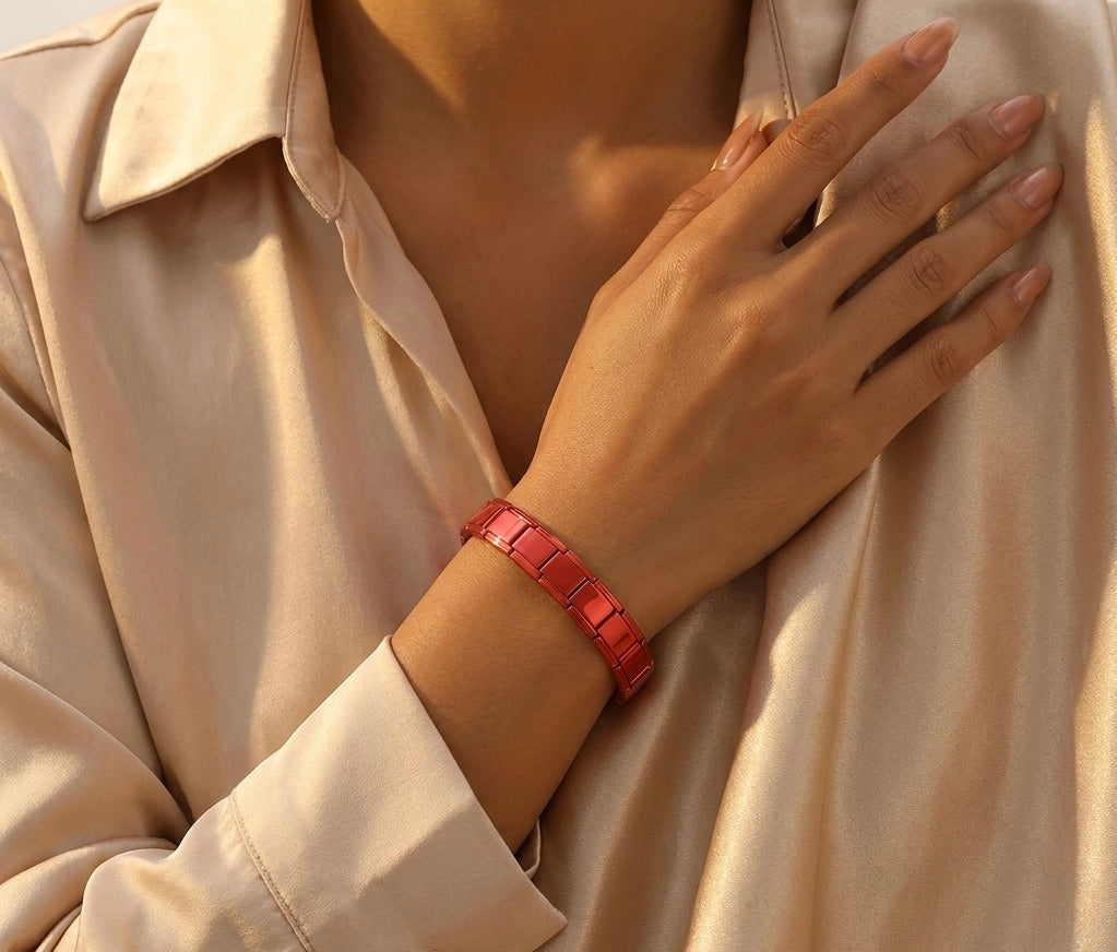 Pulsera Italiana Roja