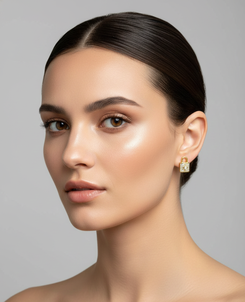 Aretes Candado Chico