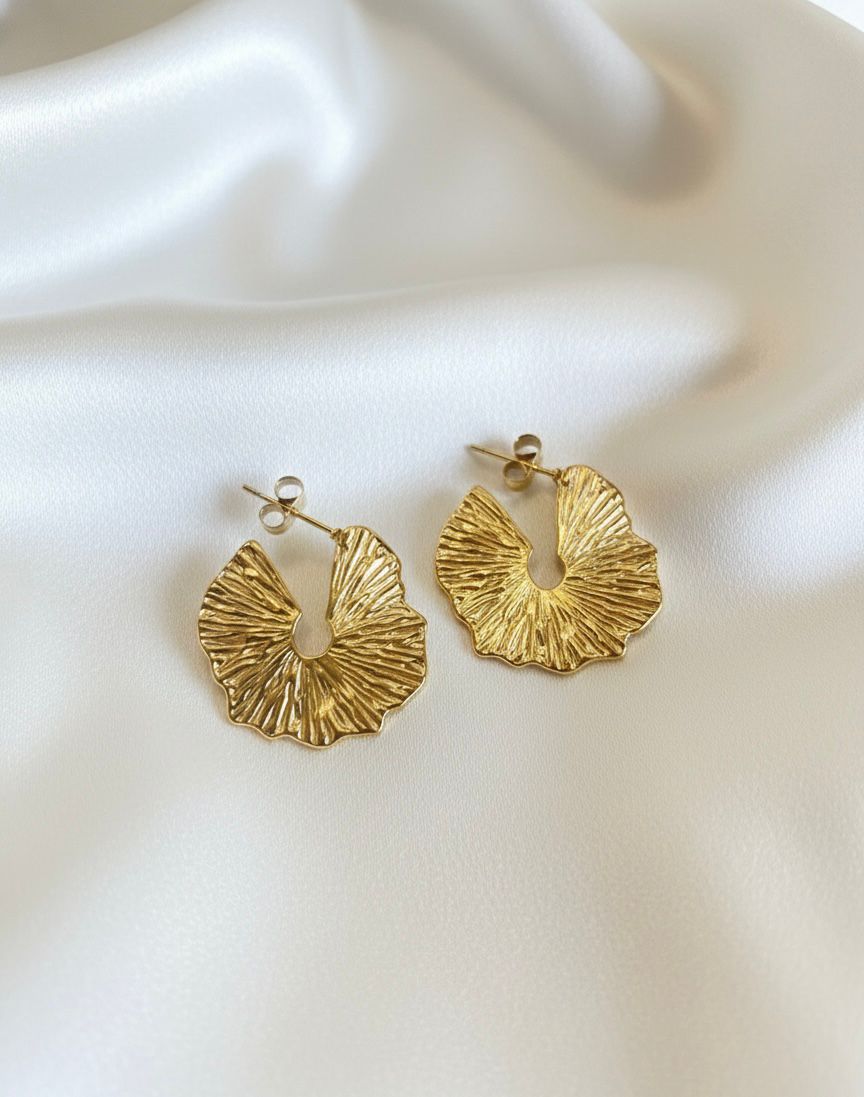 Aretes Hoja Cortada