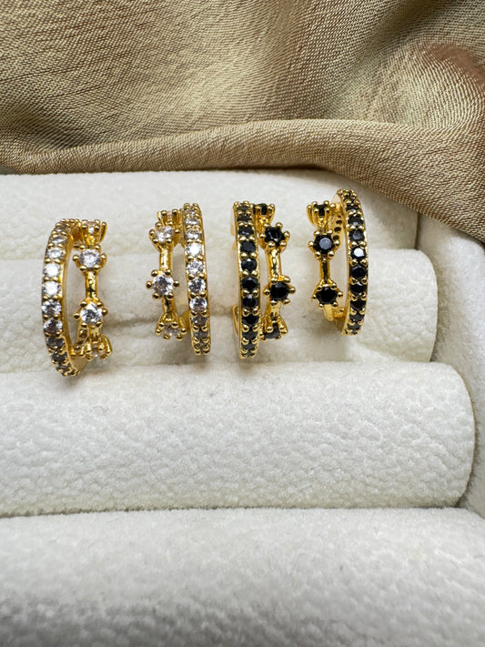 Aretes Estrellas y Lineas