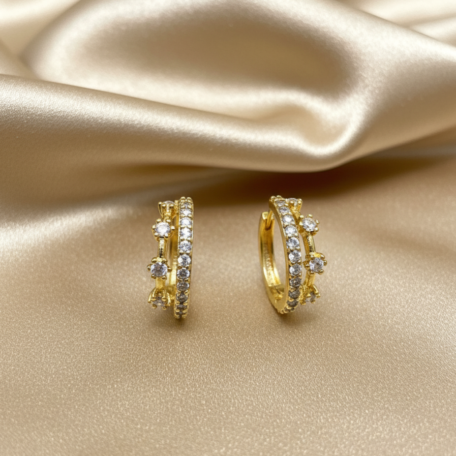 Aretes Estrellas y Lineas