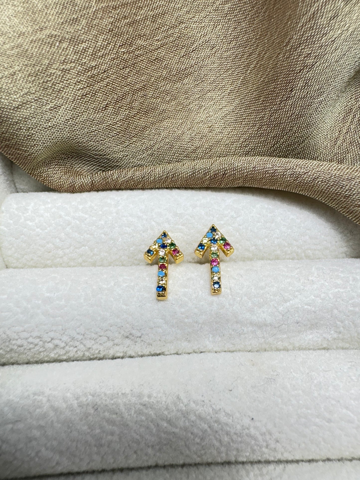 Aretes Flecha Colores