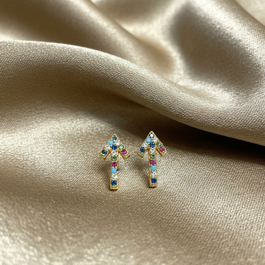 Aretes Flecha Colores
