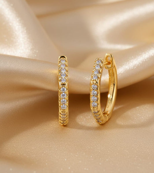 Arracadas Hexagonal Zirconia