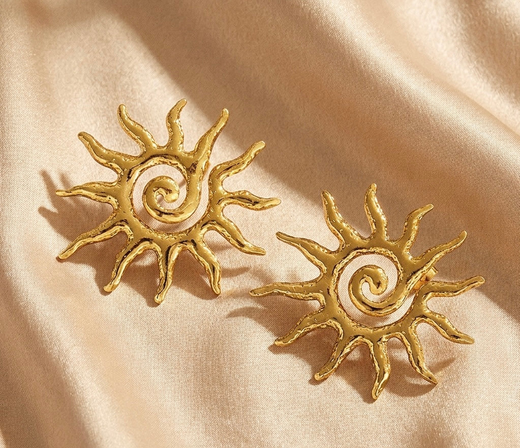 Aretes Sol Grandes