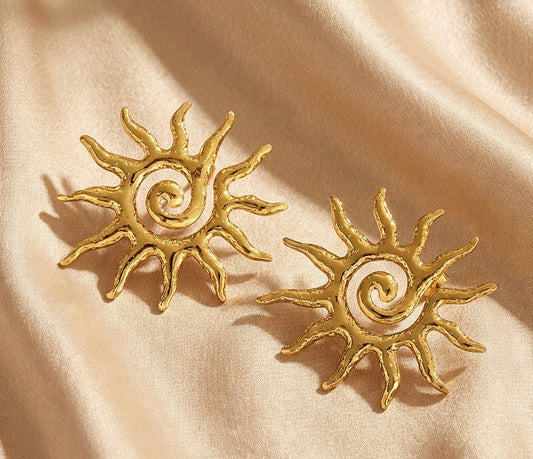 Aretes Sol Grandes