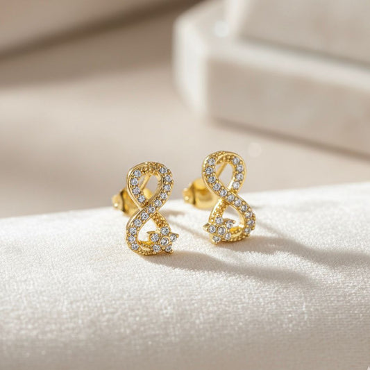 Aretes Infinito Zirconia