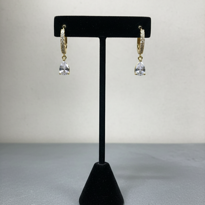 Arracadas Gota de Cristal