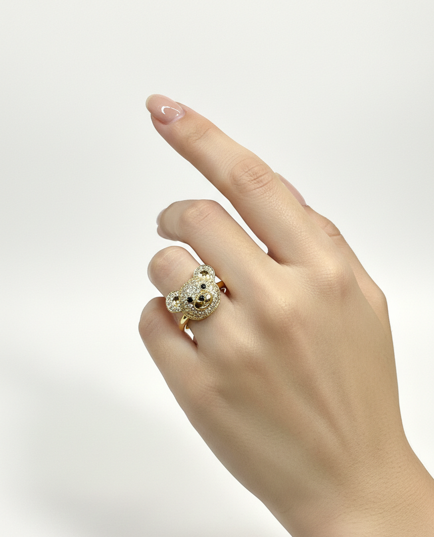 Anillo Cabeza de Osito