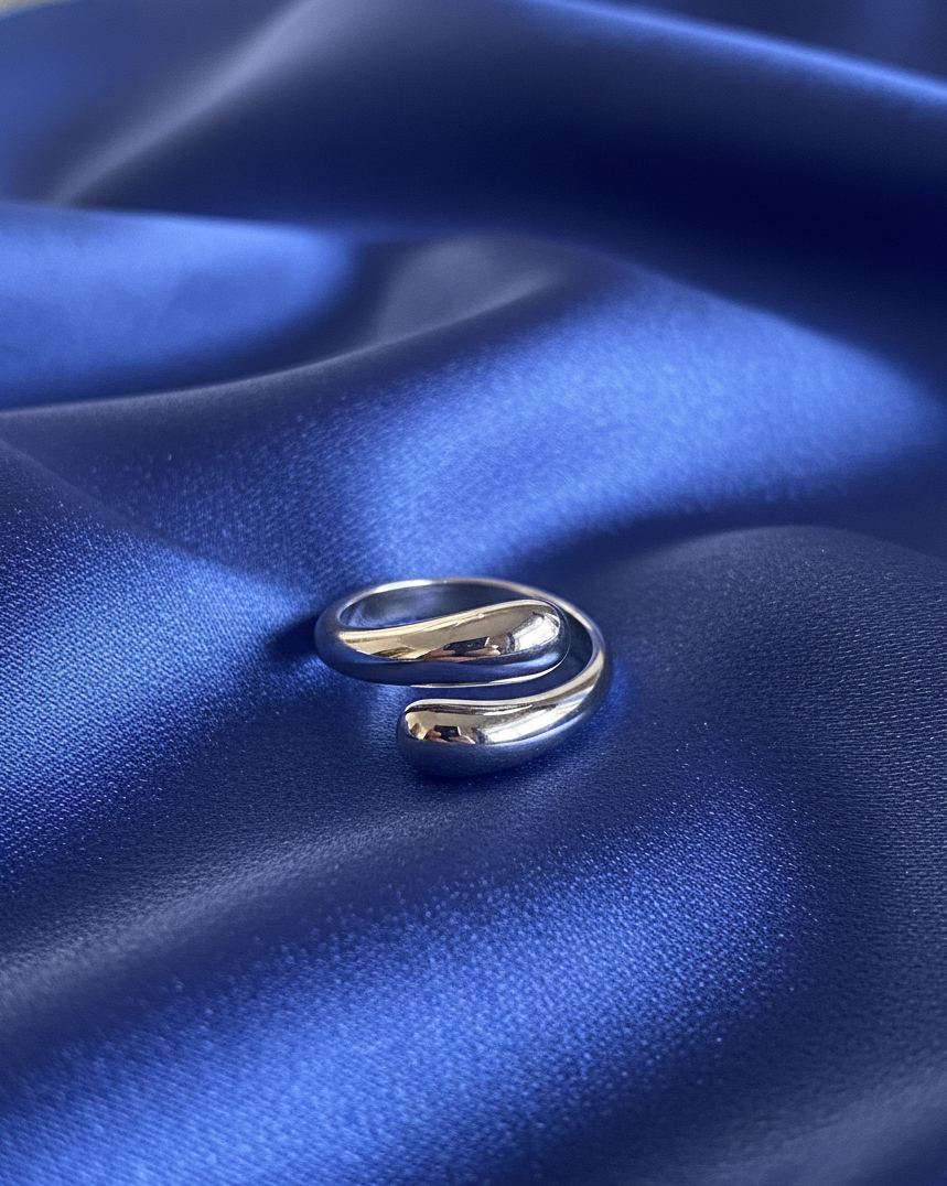 Anillo doble gota