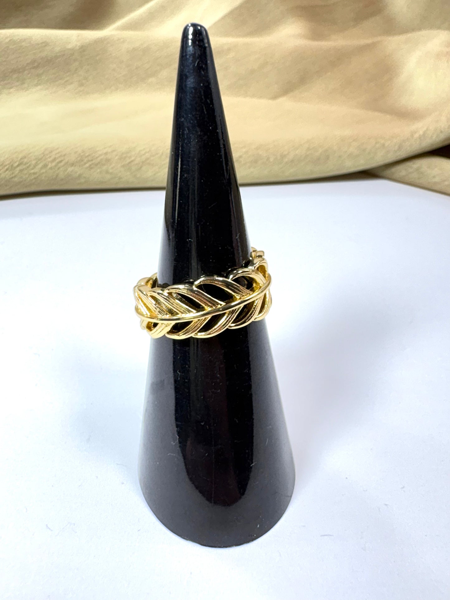 Anillo Hoja Liso