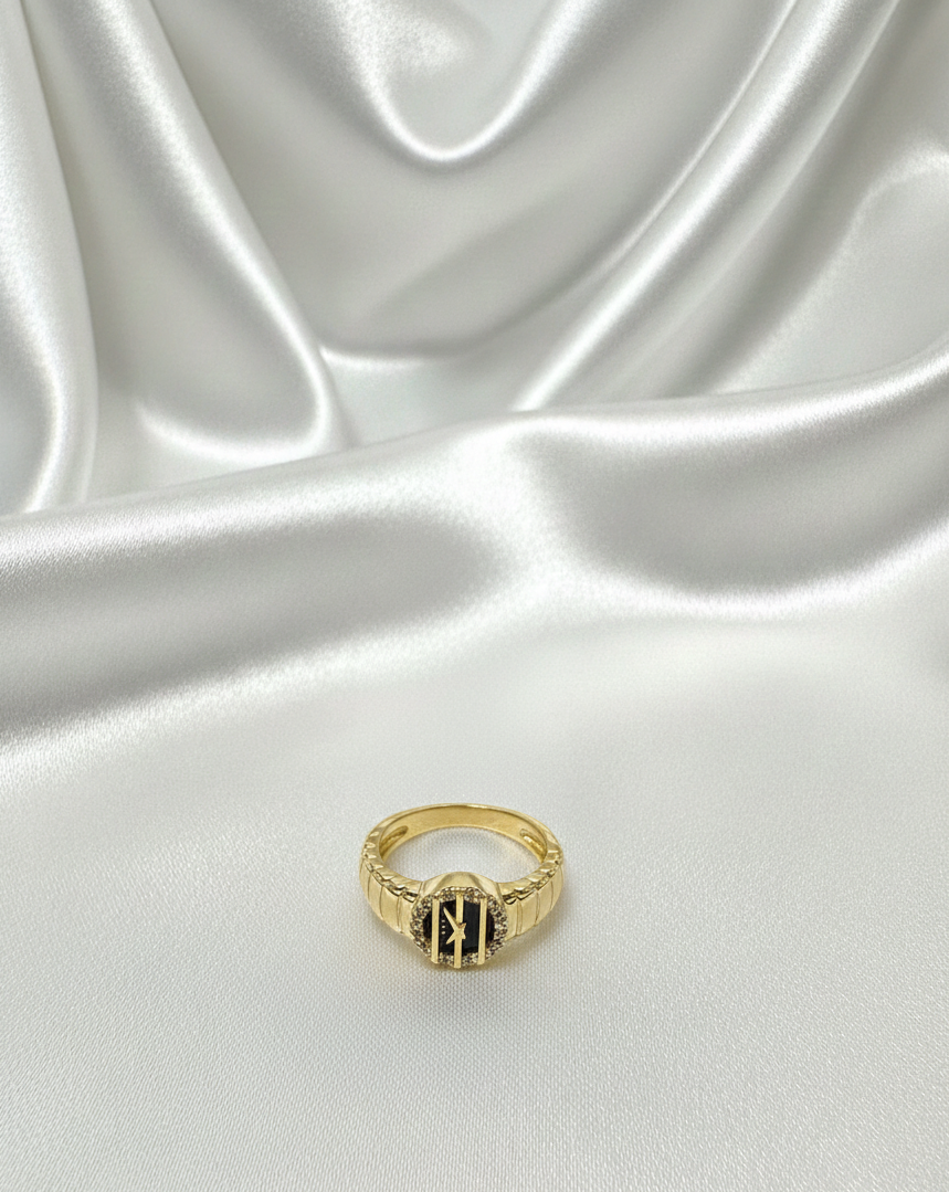 Anillo Reloj Negro