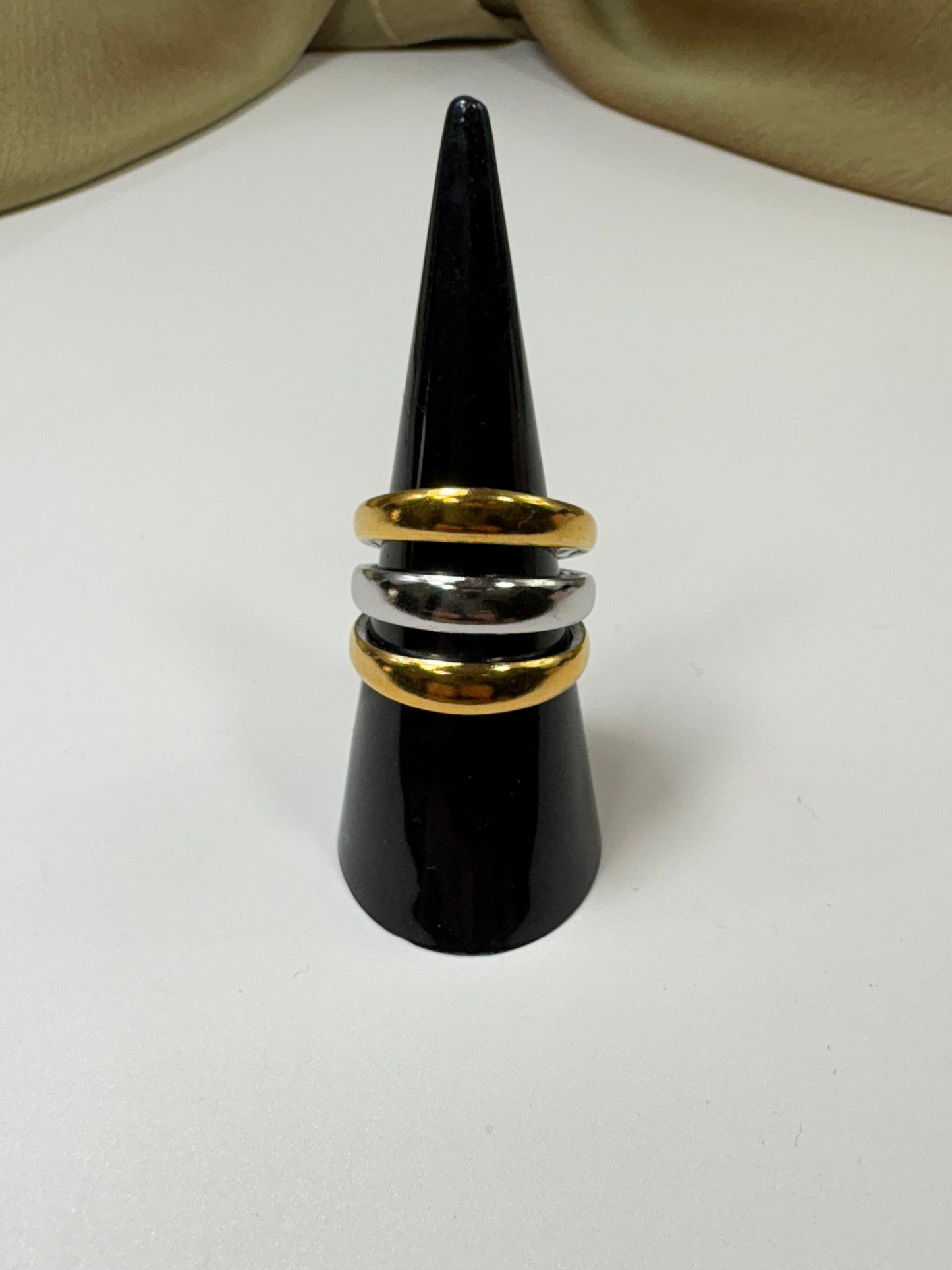 Anillo Triple Bicolor
