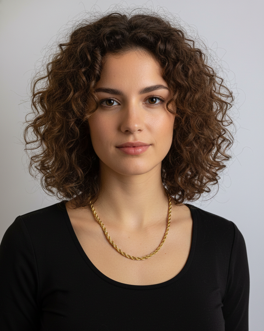 Collar Torsal Dorado 45cm