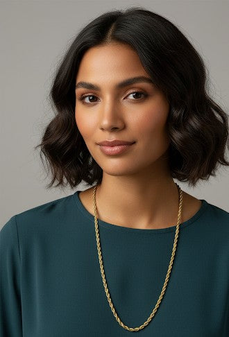 Collar Torsal Dorado 70cm