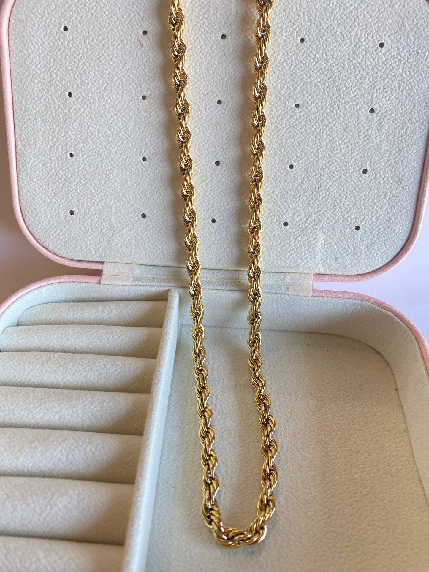 Collar Torsal Dorado 45cm Grueso