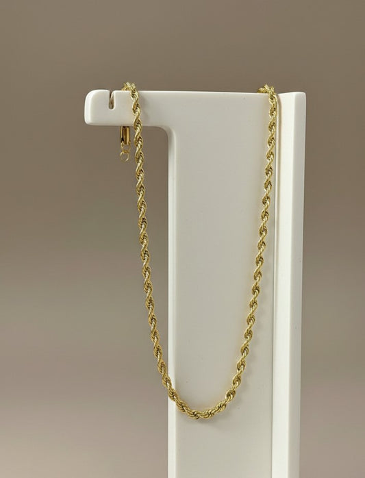 Collar Torsal Dorado 45cm Grueso