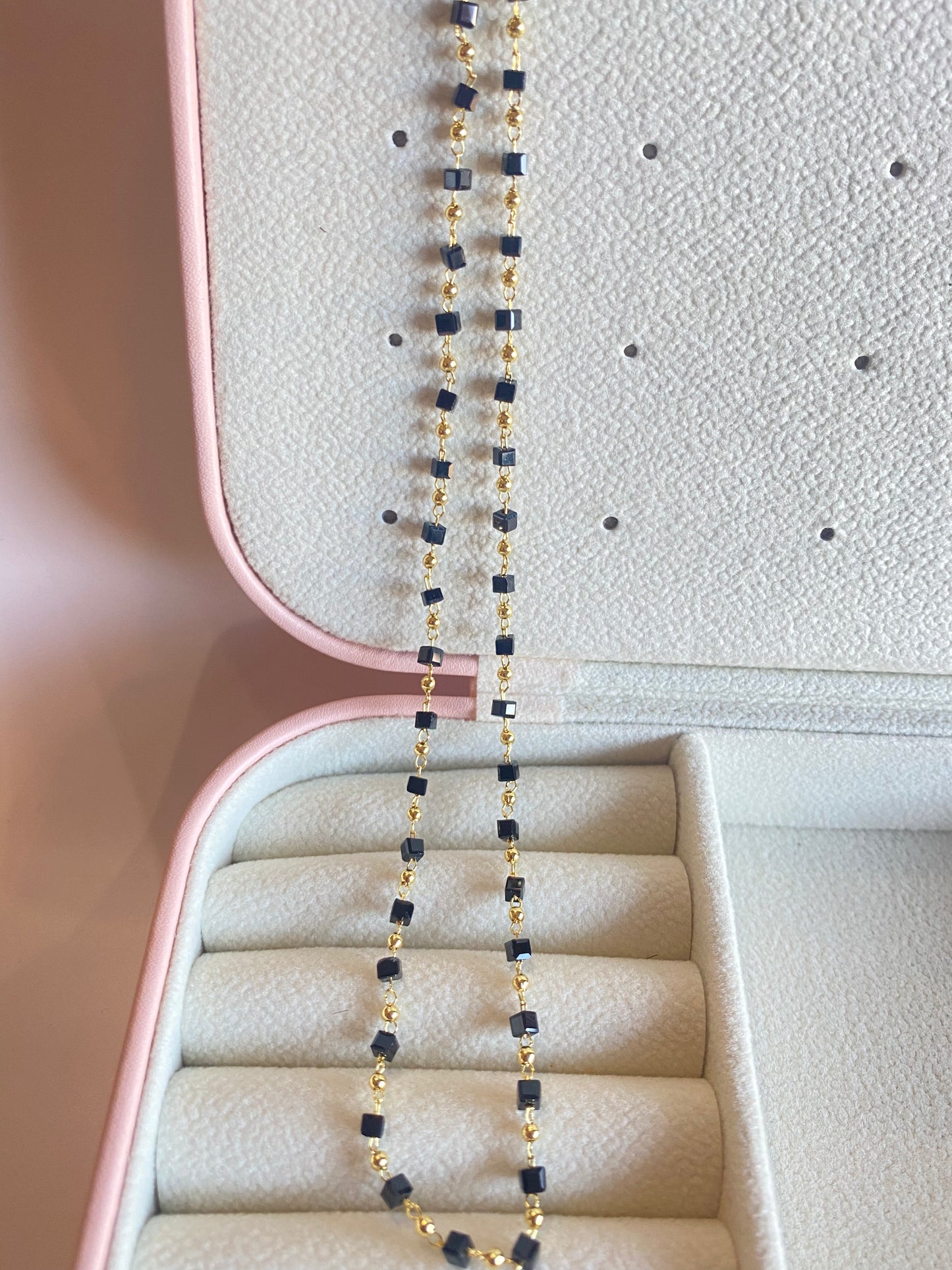 Collar Choker Circulos Negros Chicos