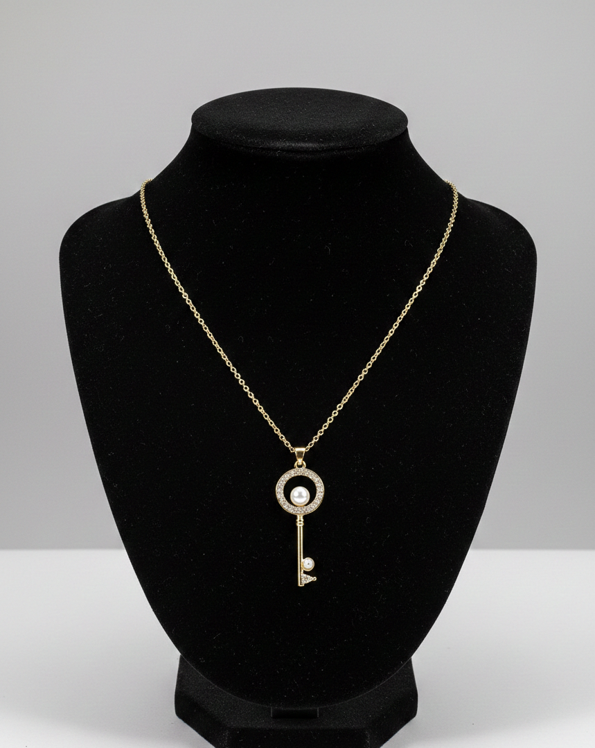Collar Llave Zirconia