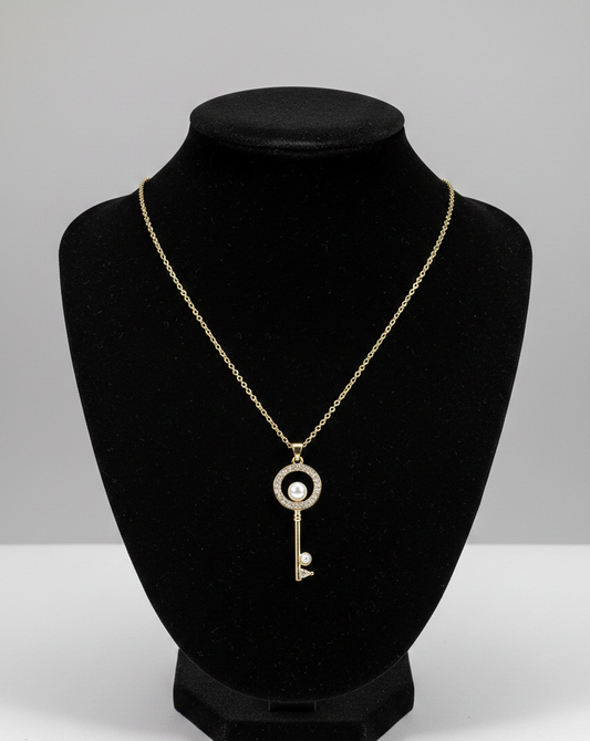 Collar Llave Zirconia
