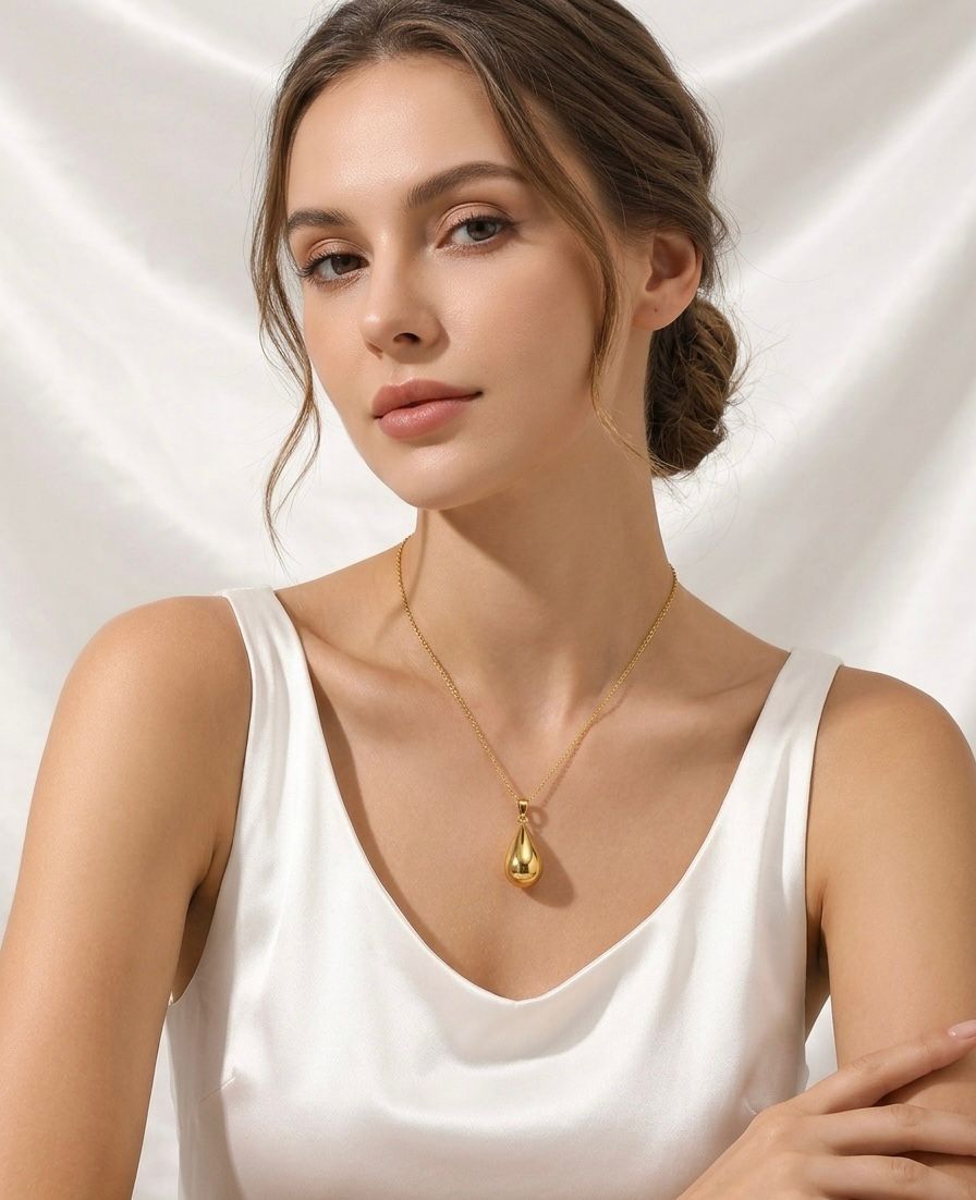 Collar Gota Dorado