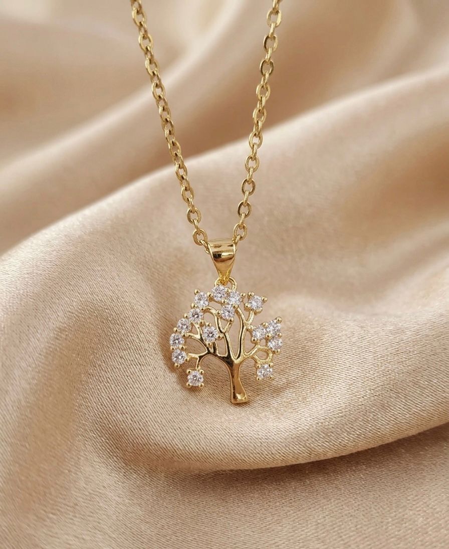 Collar Arbol de la vida con Zirconia