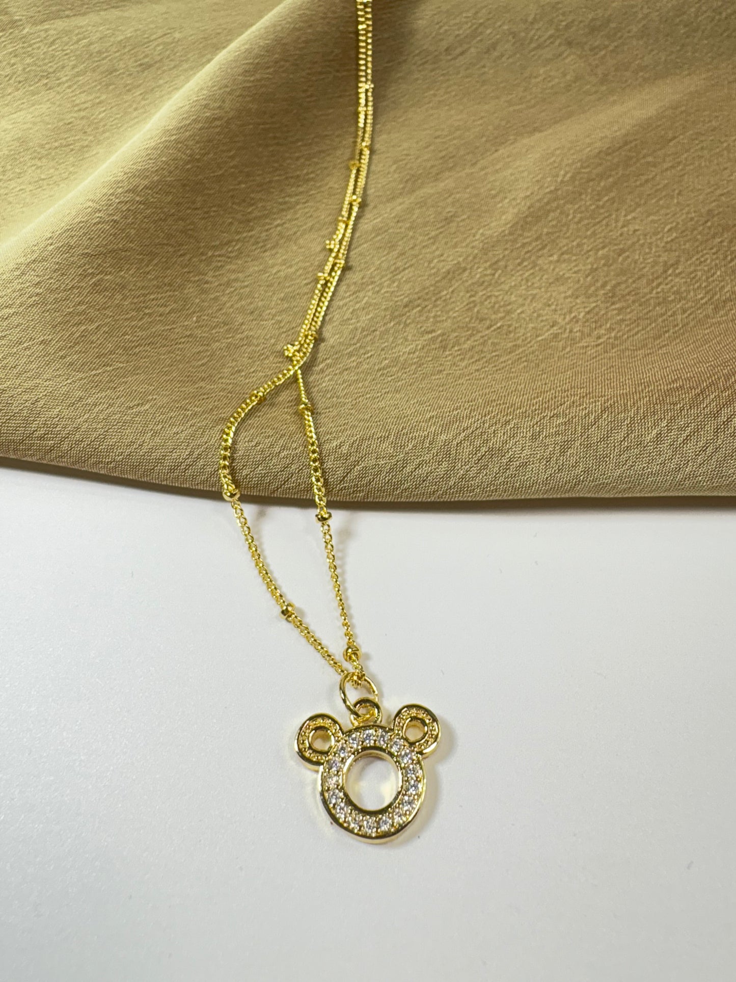 Cabeza Osito Hueca Zirconia