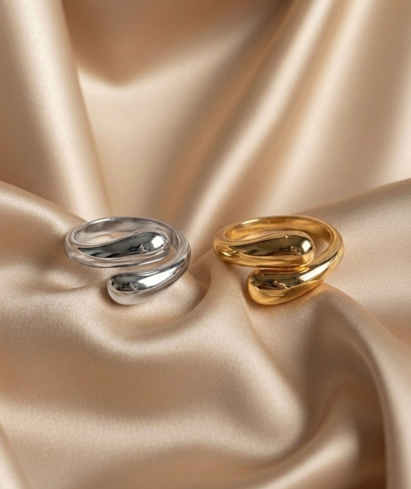 Anillo doble gota