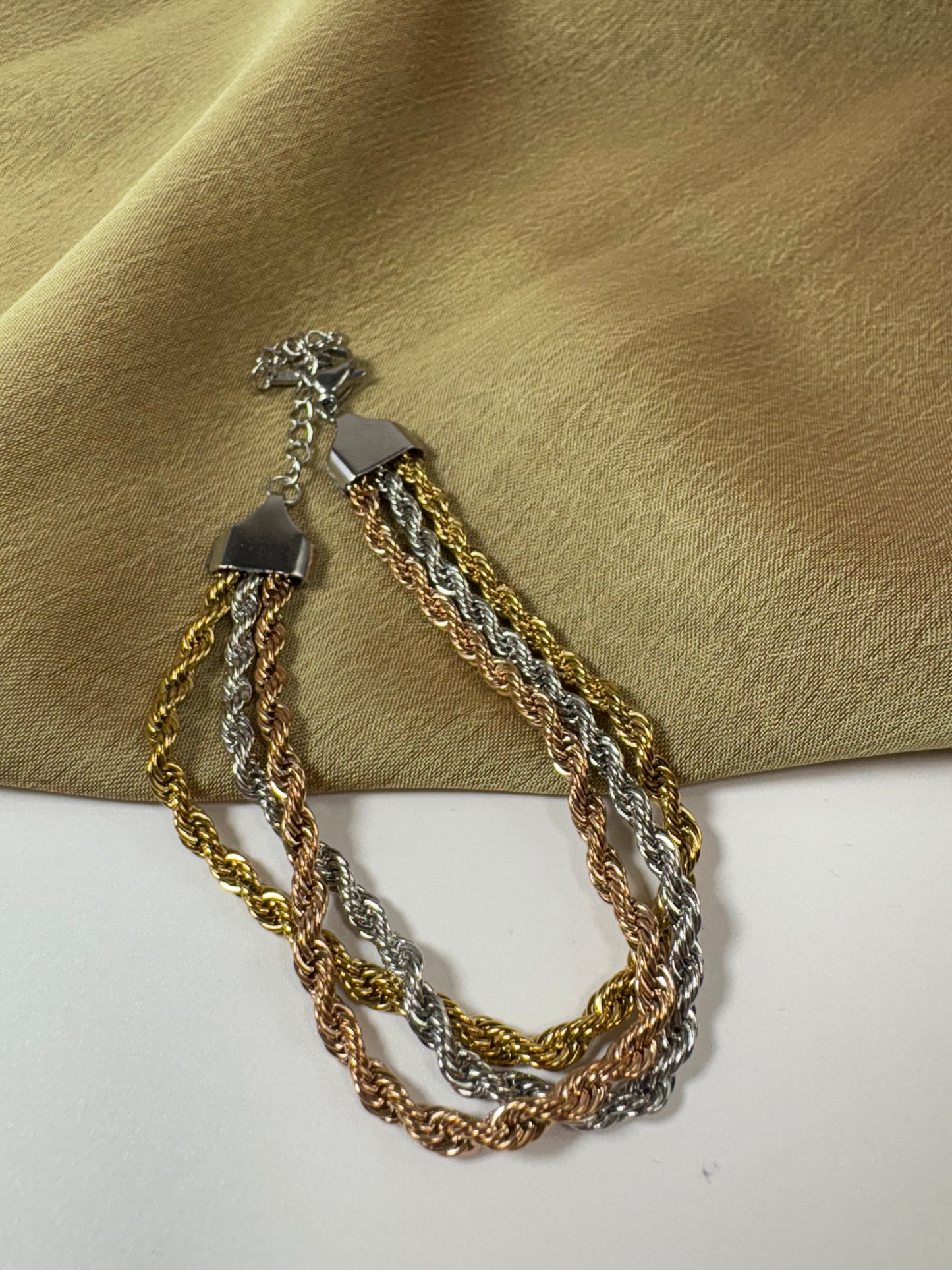 Pulsera Torsal Triple Mixta