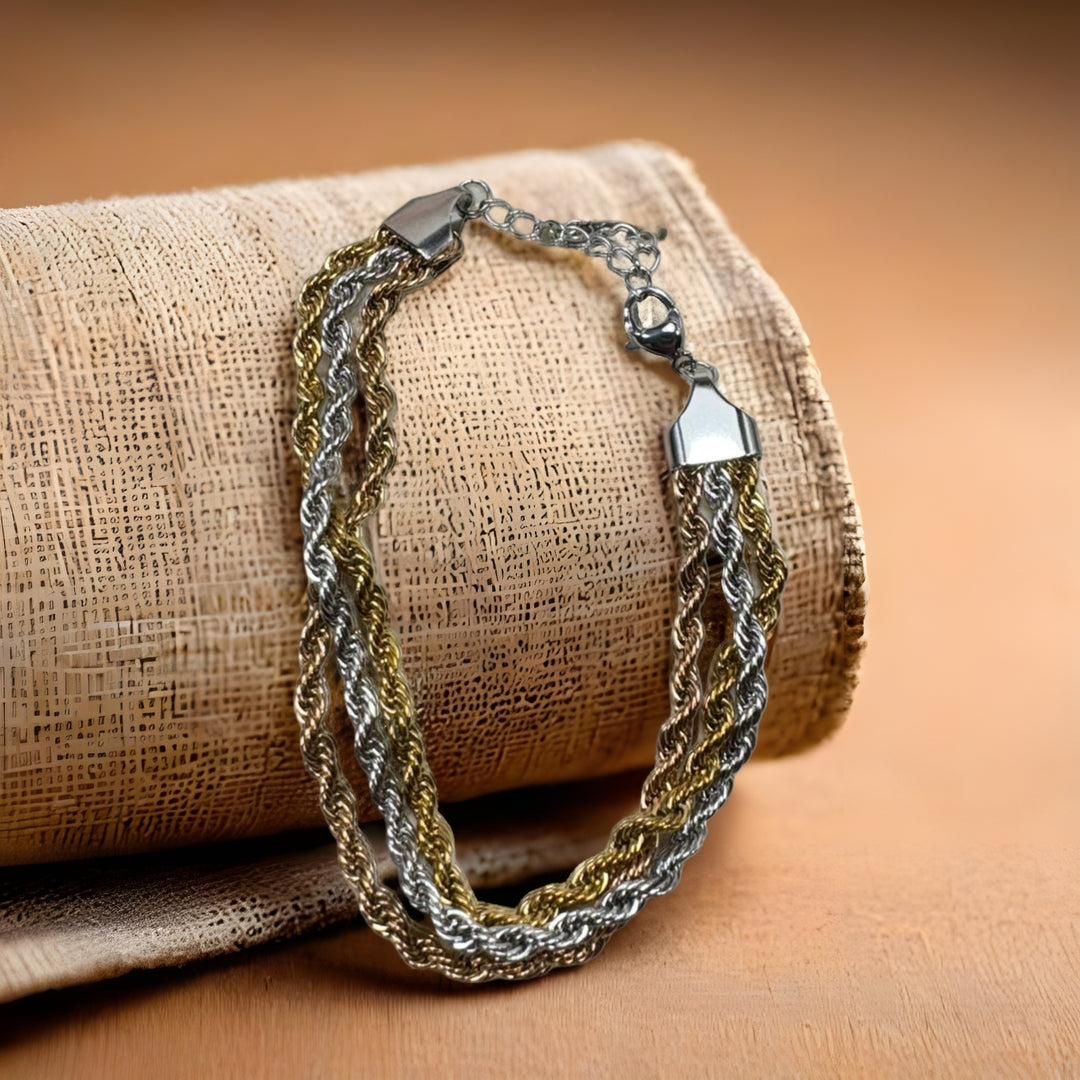Pulsera Torsal Triple Mixta