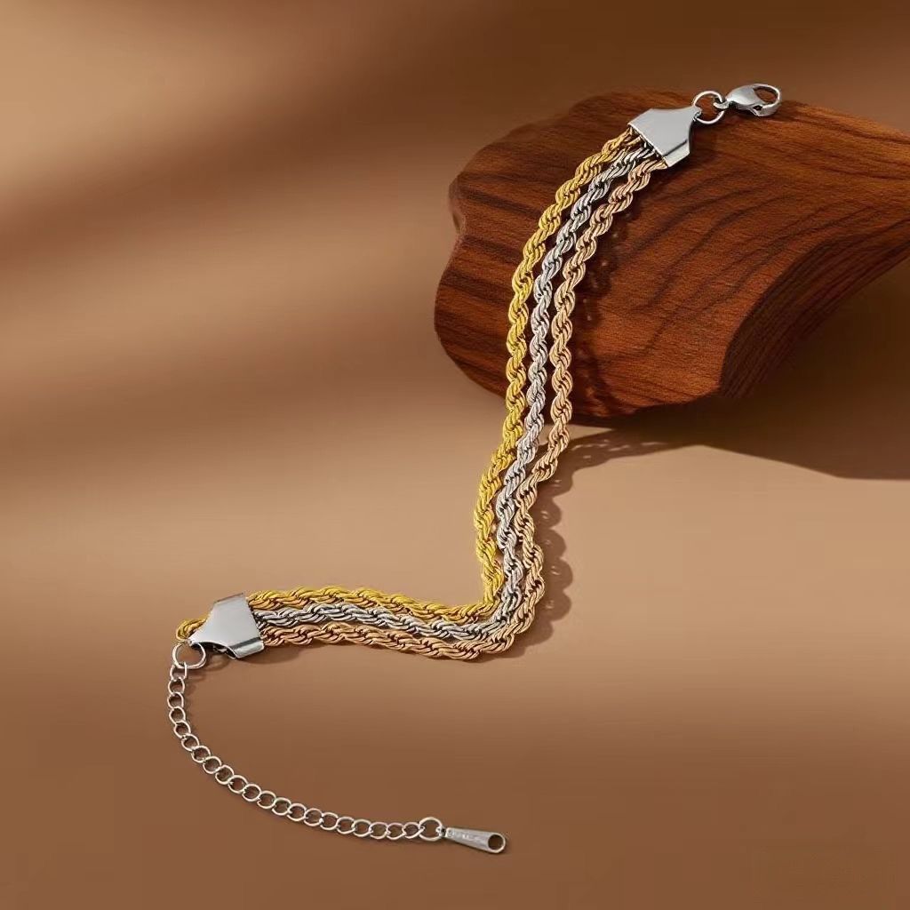 Pulsera Torsal Triple Mixta