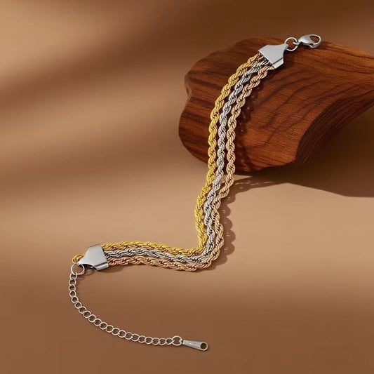 Pulsera Torsal Triple Mixta