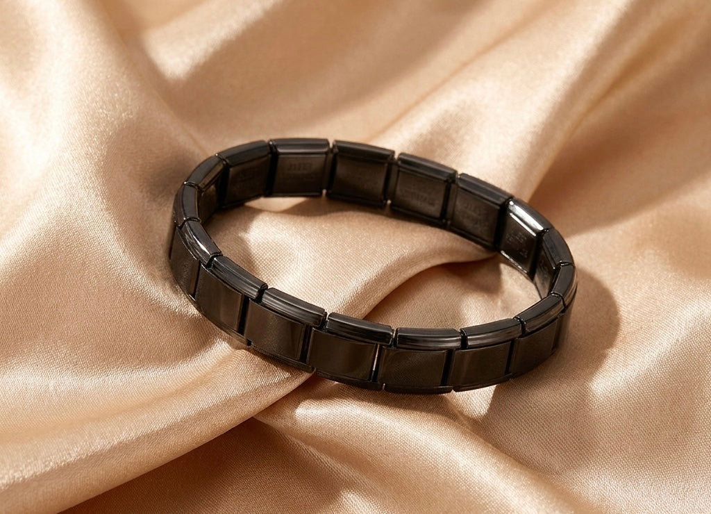 Pulsera Italiana Negra