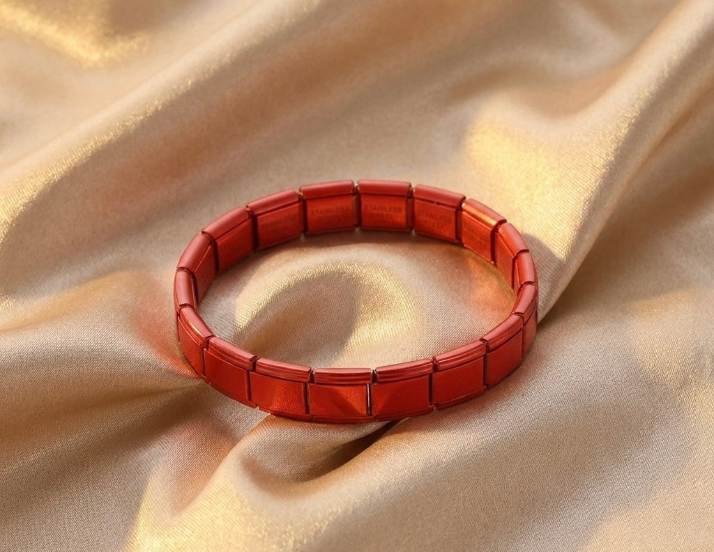 Pulsera Italiana Roja